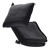 2in1 XL-Fleece-Decke/Kissen Radcliff, schwarz