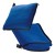 2in1 XL-Fleece-Decke/Kissen Radcliff, blau