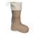christmas sock jute Lucca, beige