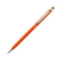 Metalen balpen met touch functie New Orleans, oranje