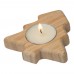 Kerst theelichtje Burgos, beige