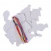 Scratch-Off Christmas Ornaments South Pole, multicolor