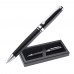 Metal ball pen Clayton, black