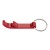 Metalen flesopener Worcester, rood