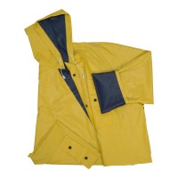 Turn-over rain coat Nanterre, blue/yellow
