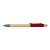 Bamboo ballpen Cesar, red