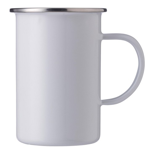 Emaille-Becher (450 ml) Ayden, Weiß Emaille-Becher (450 ml) Ayden, Weiß