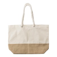 Katoenen (280 g/m2) boodschappentas Diego, khaki (écru)