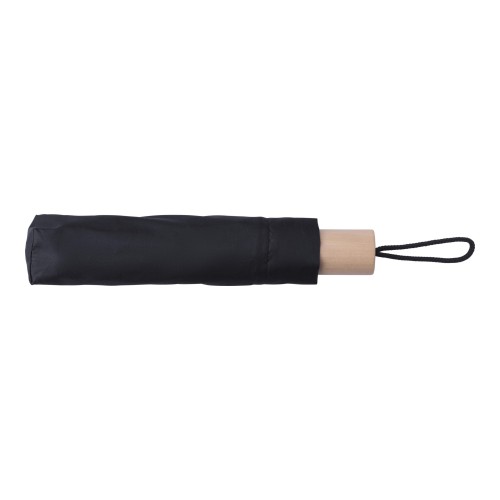 rPET 190T paraplu Brooklyn, zwart