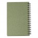 Hardcover-Notizbuch aus recyceltem Karton Caleb, Grün Hardcover-Notizbuch aus recyceltem Karton Caleb, Grün