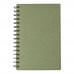 Hardcover-Notizbuch aus recyceltem Karton Caleb, Grün Hardcover-Notizbuch aus recyceltem Karton Caleb, Grün