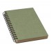 Hardcover-Notizbuch aus recyceltem Karton Caleb, Grün Hardcover-Notizbuch aus recyceltem Karton Caleb, Grün