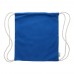 Gerecyclede katoenen trekkoordtas Joy, blauw