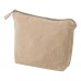 Recycled cotton cosmetic bag (180 gsm) Cressida, black