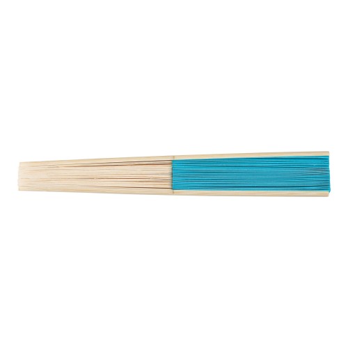 Handfächer aus Bambus Elio, Hellblau Handfächer aus Bambus Elio, Hellblau