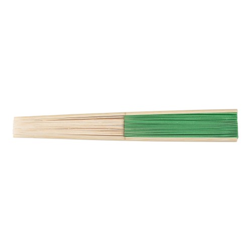 Bamboe handwaaier Elio, lime