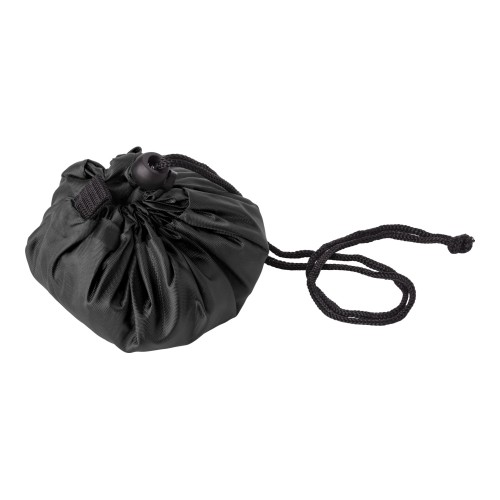 rPET 210D foldable duffle bag José, black