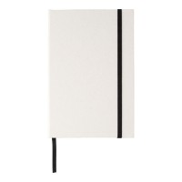 Gerecycled melkpak notitieboekje A5 Hudson, zwart/wit
