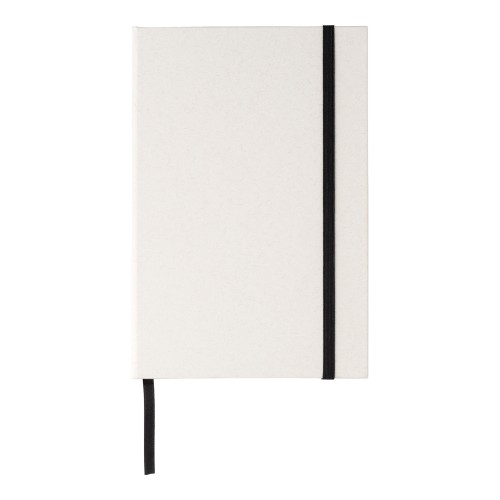 Gerecycled melkpak notitieboekje A5 Hudson, zwart/wit
