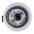 Plastic oprolbare meetlint Theo, zwart