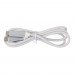 Nylon oplaadkabel Claudia, zwart