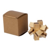 Wooden patiencegame Inge, brown