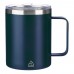 Doppelwandiger Becher aus Edelstahl (300 ml) Renate, Blau