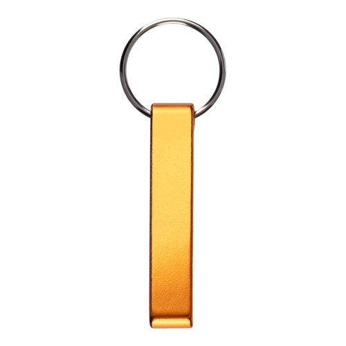 Gerecycled aluminium sleutelhanger Anneliese, oranje