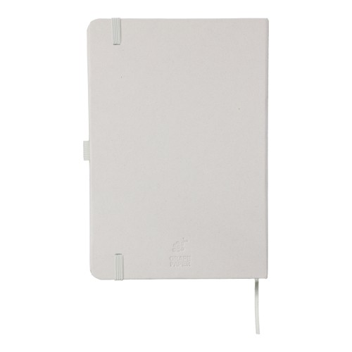 Recycled biowaste and carton notebook A5 Gertrud, khaki