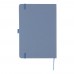 Recycled biowaste and carton notebook A5 Gertrud, blue