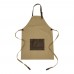Canvas schort (450 g/m²) Maria, beige
