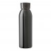 Gerecycled roestvrijstalen drinkfles 650 ml Cindy, zwart
