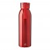 Gerecycled roestvrijstalen drinkfles 650 ml Cindy, rood