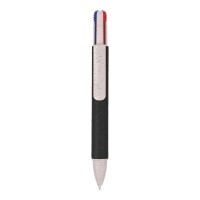Gerecycled karton vierkleurenbalpen Deborah, zwart