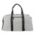 600D recycled polyester duffle bag Desmond, light grey