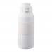Stainless steel doubble-walled drinking bottle 800 ml Katie, white