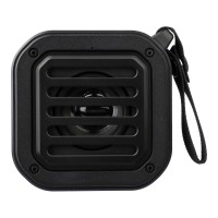 Recycled ABS outdoor speaker Lois, black