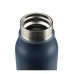 Doppelwandige Trinkflasche aus recyceltem Edelstahl (600 ml) Cassian, Blau Doppelwandige Trinkflasche aus recyceltem Edelstahl (600 ml) Cassian, Blau