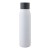 Doppelwandige Trinkflasche aus recyceltem Edelstahl (600 ml) Cassian, Weiß