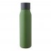 Doppelwandige Trinkflasche aus recyceltem Edelstahl (600 ml) Cassian, Grün Doppelwandige Trinkflasche aus recyceltem Edelstahl (600 ml) Cassian, Grün
