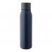 Doppelwandige Trinkflasche aus recyceltem Edelstahl (600 ml) Cassian, Blau Doppelwandige Trinkflasche aus recyceltem Edelstahl (600 ml) Cassian, Blau