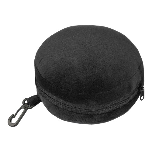 Polytester travel pillow Leontine, black