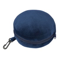Polytester travel pillow Leontine, blue