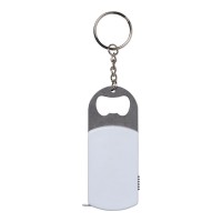 ABS sleutelhanger met flesopener Karen, wit