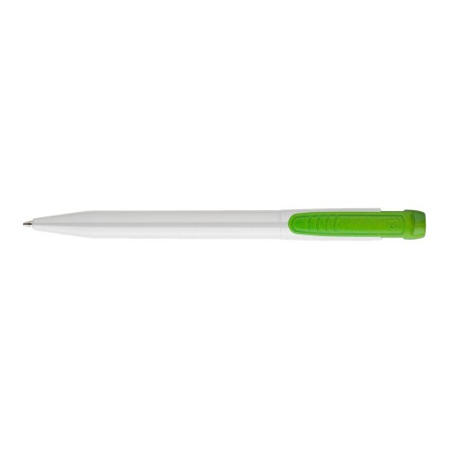 Stilolinea ABS Pier Kugelschreiber mit farbigem Clip, Limettengrün