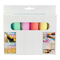 Cardboard box with chalk Ottilie, custom/multicolor