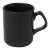 Porcelain mug Jamie, black