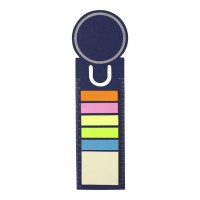Cardboard bookmark Clay, blue