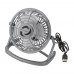 PP desk fan Preston, grey