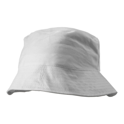 Katoenen zonnehoed Felipe, wit